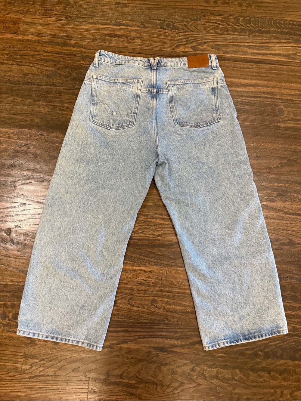 We The Free Light Wash Cropped Relaxed Jeans